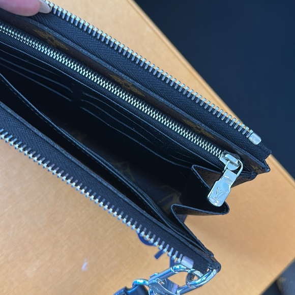 Louis Vuitton Zippy Dragonne Macassar Wallet with Strap - Picture 7 of 9